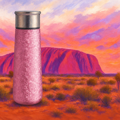 Pure Titanium Coffee Cup & Handbag Water Bottle.