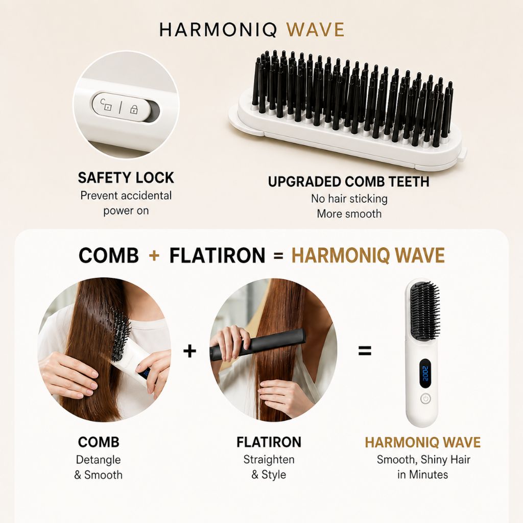 Harmoniq Wave – Wireless Hair Brush