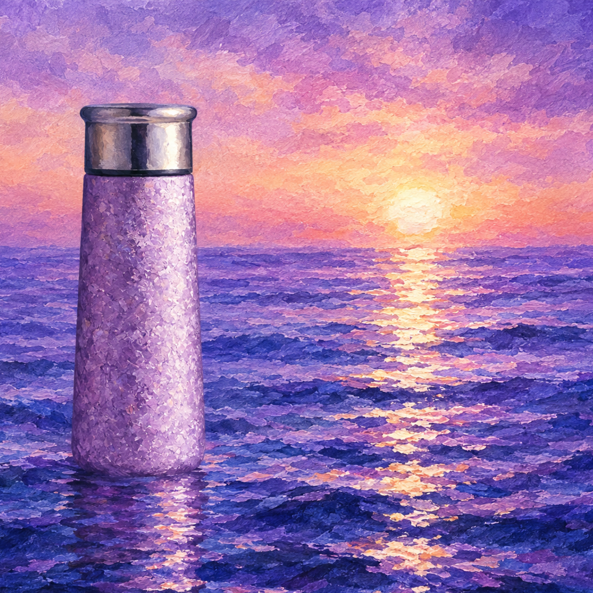 Pure Titanium Coffee Cup & Handbag Water Bottle.