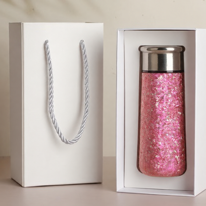 Pure Titanium Coffee Cup & Handbag Water Bottle.