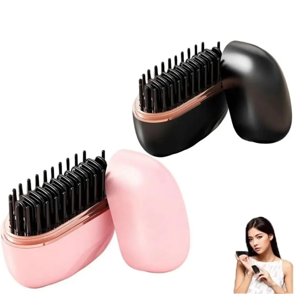 The Harmoniq Mini Pocket-Sized Cordless Heated Brush