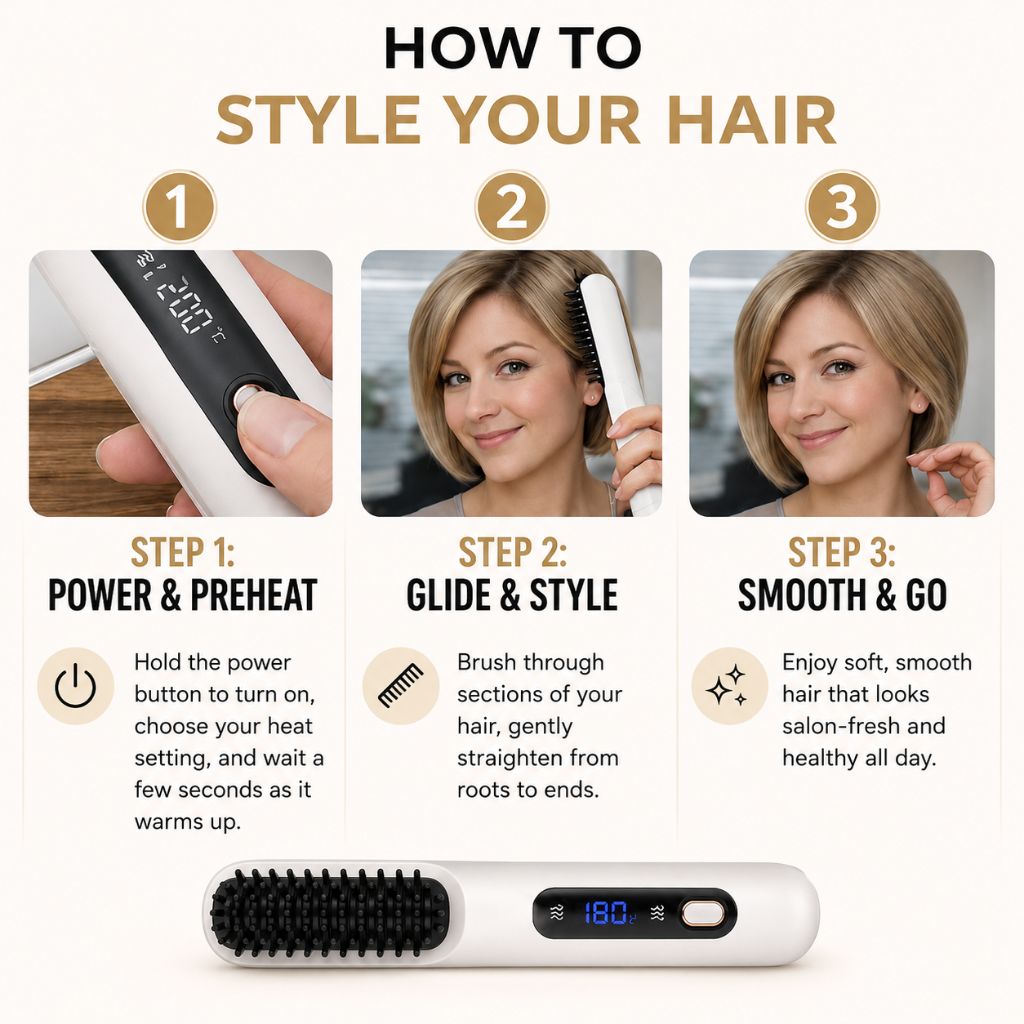 Harmoniq Wave – Wireless Hair Brush
